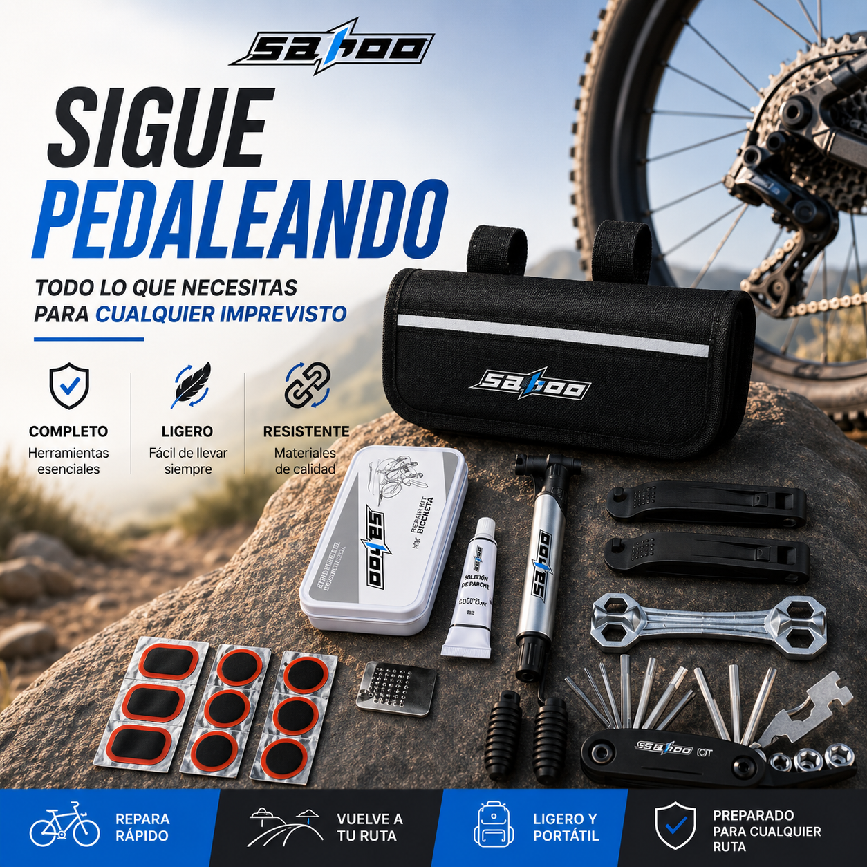 KIT SALVAVIAS PARA BICICLETA